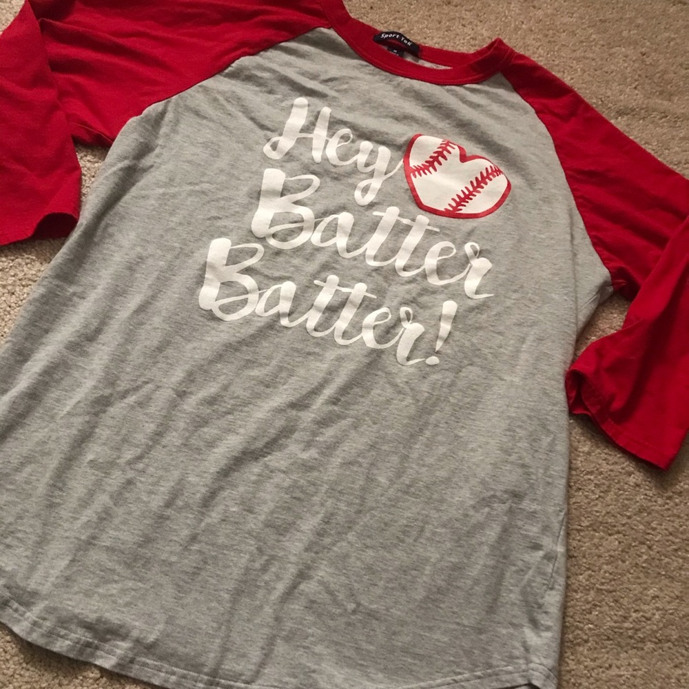 “Hey Batter Batter” baseball tee